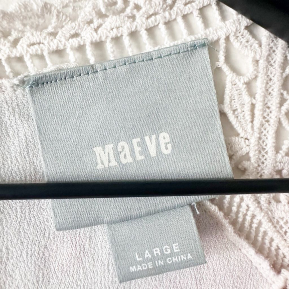 Anthropologie Maeve Laced Eleanor Blouse Women’s Size L - Picture 5 of 9